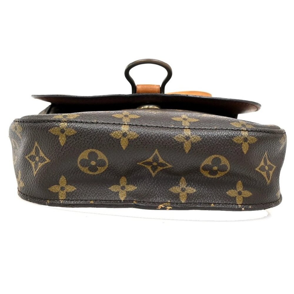 LOUIS VUITTON Saint Cloud MM Shoulder Bag Monogram Leather Brown M51243 31MA062 - Picture 7 of 16